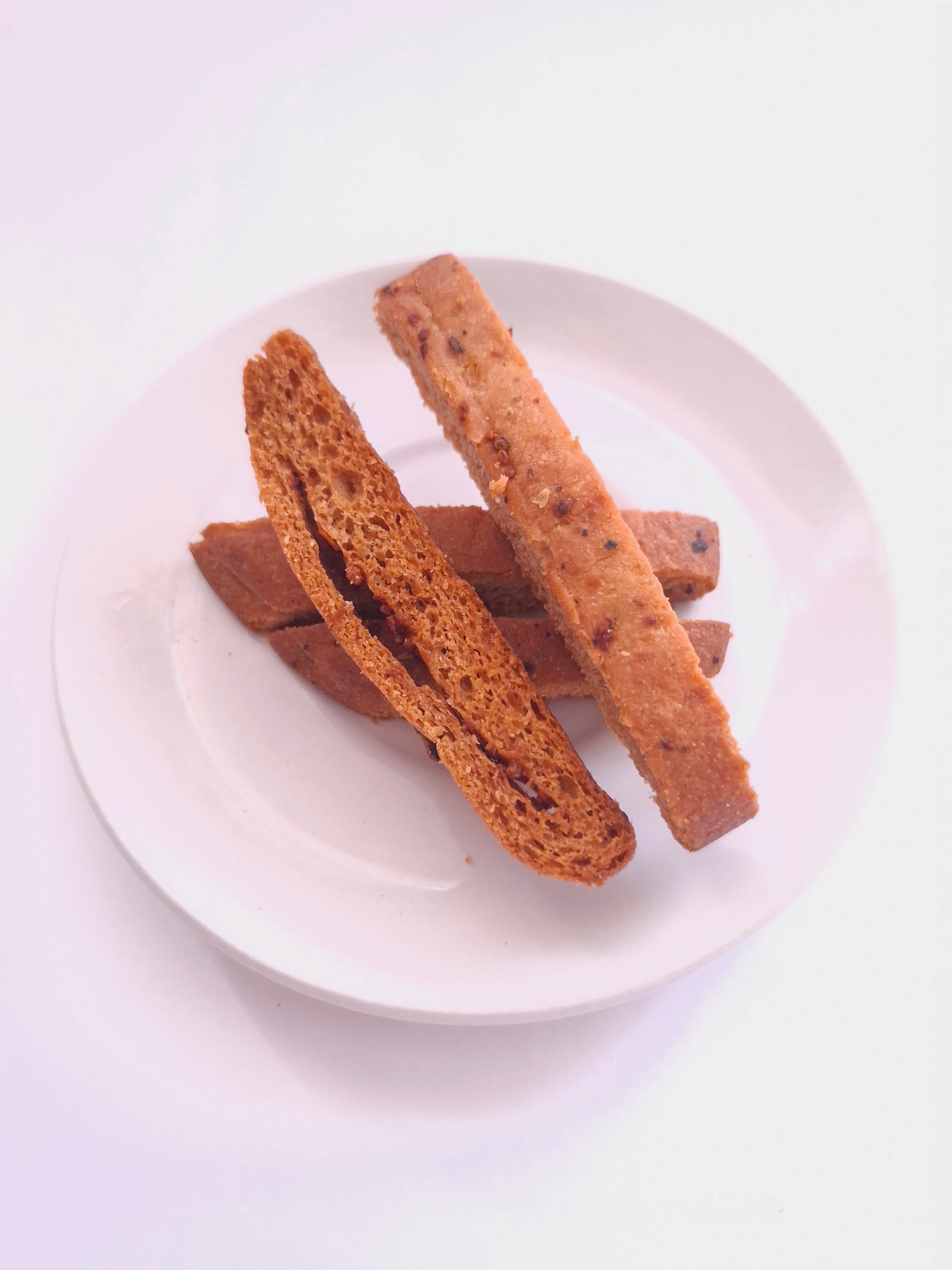 Garlic bread sticks rusk